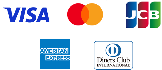 VISA master JCB amex DinersClub